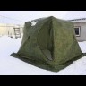 Палатка зимняя КУБ 4 камуфляж (трехслойная)