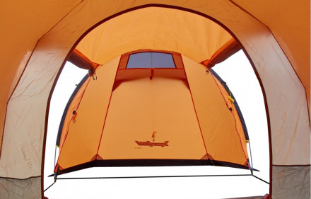 Палатка RockLand Pipe 3,трехместная, красный цвет